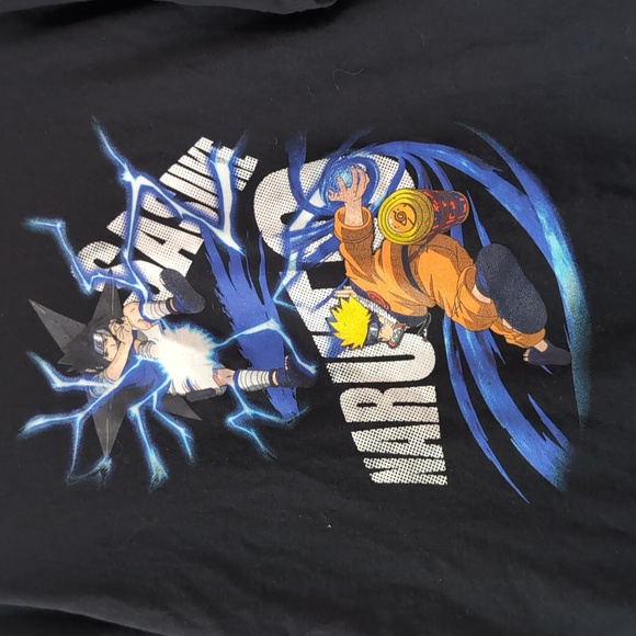 2002 Naruto vs Sasuke Anime Jump Shirt, Unisex XL - Picture 2 of 5